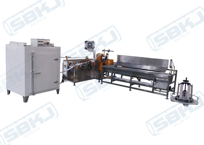 HVAC Tsis Siv Neeg Aluminium Flexible Air Duct Forming Making Machine